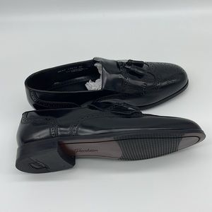 Florsheim Mens shoes Lexington Tassel Loafer Leather Black Lightweight 17073-01